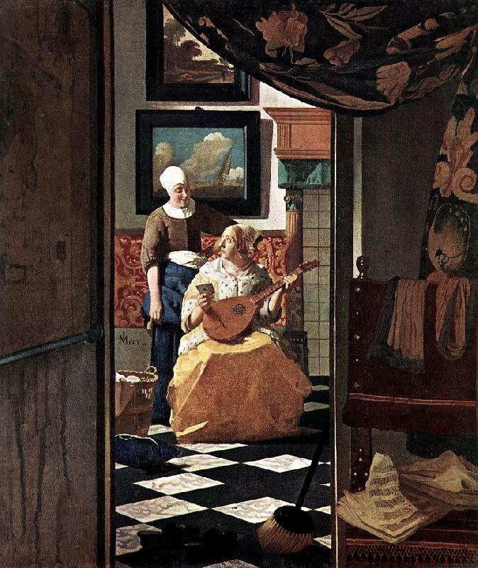 The Love Letter, Jan Vermeer